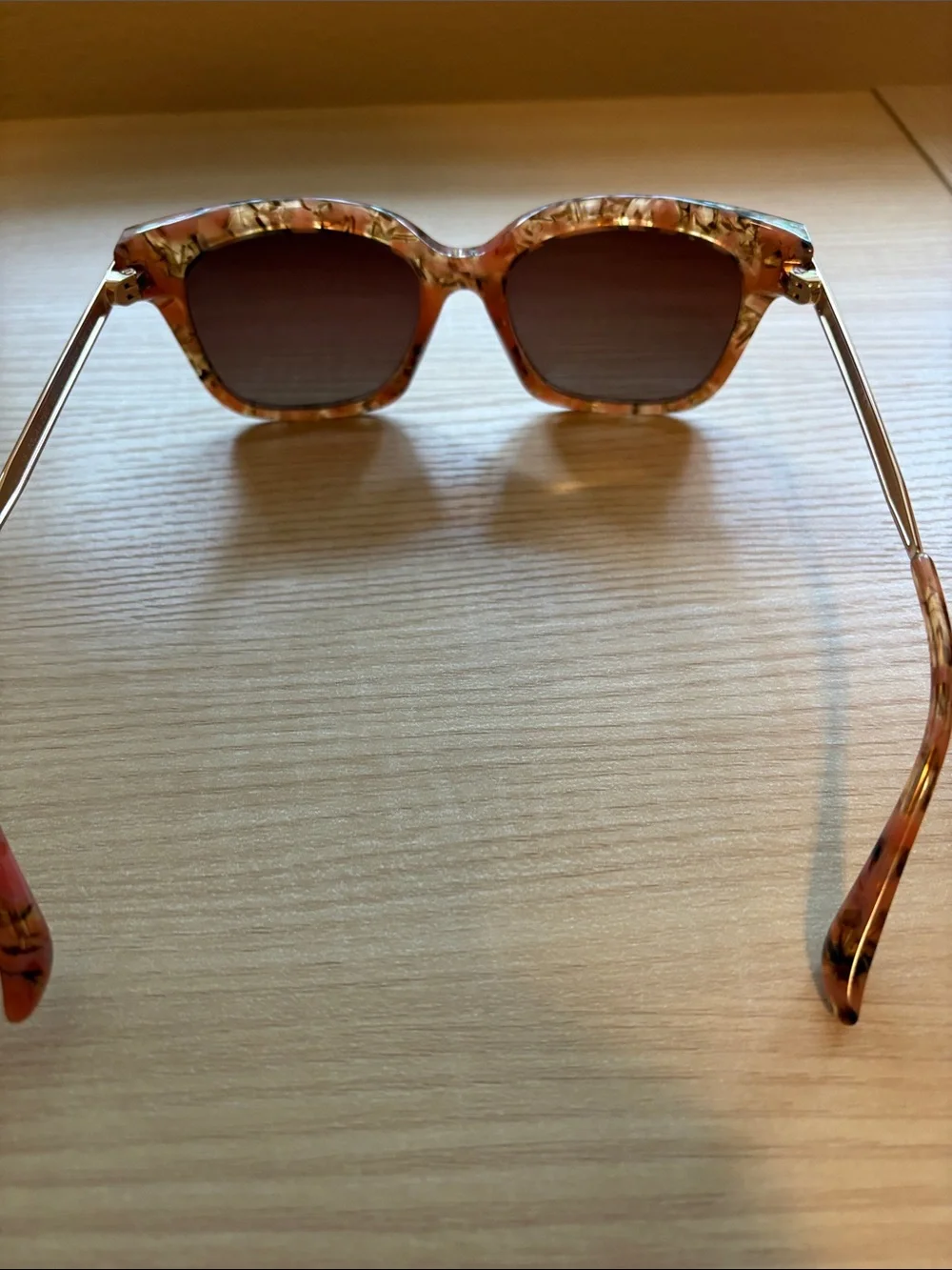 DIFF Eyewear Tortoiseshell Square Sunglasses - Brown Lenses